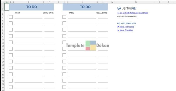 To Do List With Dates
