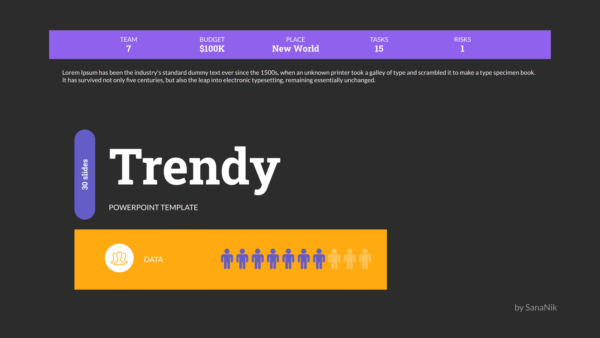 Trendy Dashboards PowerPoint Presentation Template