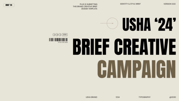 Usha Creative Brief PowerPoint Template