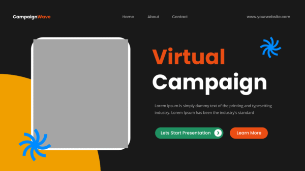Virtual Campaign PowerPoint Presentation Template