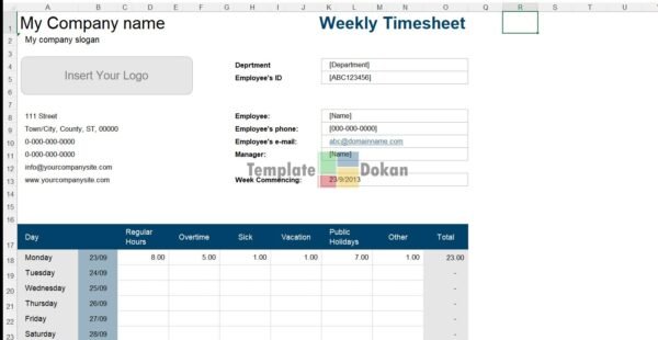 Weekly Timesheet