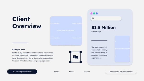White Creative Project Proposal PowerPoint Template